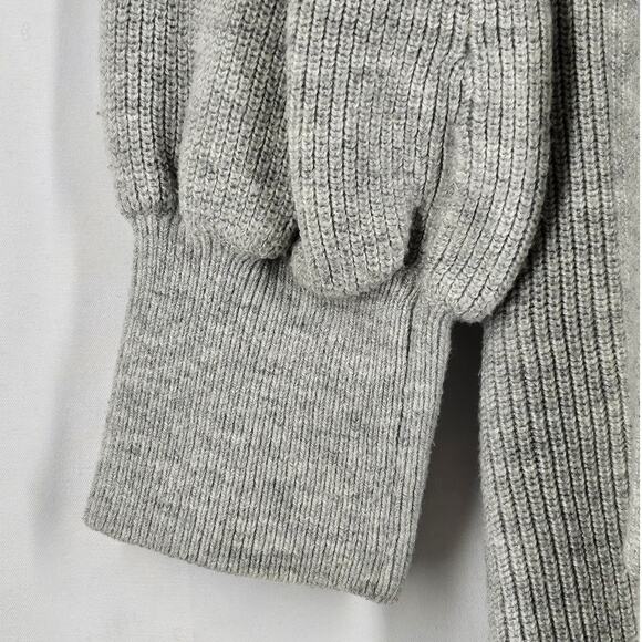 LOFT WOMEN'S HEATHER GRAY CARDIGAN SWEATER – SIZE XXS – OPEN FRONT COZY ELEGANCE - Picture 4 of 11